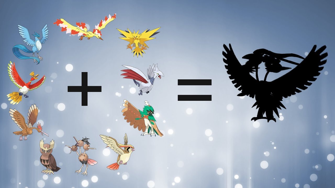 Pokemon Fusion Requests #160: Flying Type Fusion 10 in 1.