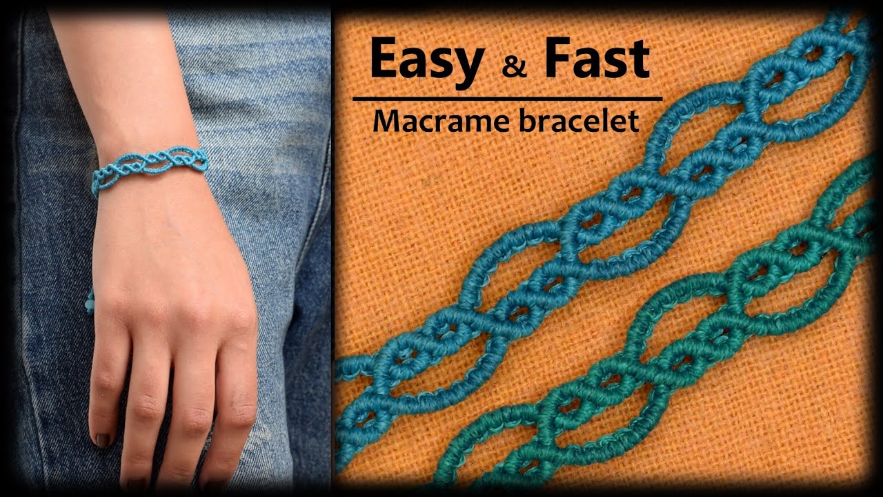 Macrame Tutorial | Easy and Fast Macrame Bracelet Tutorial for Beginners | DIY