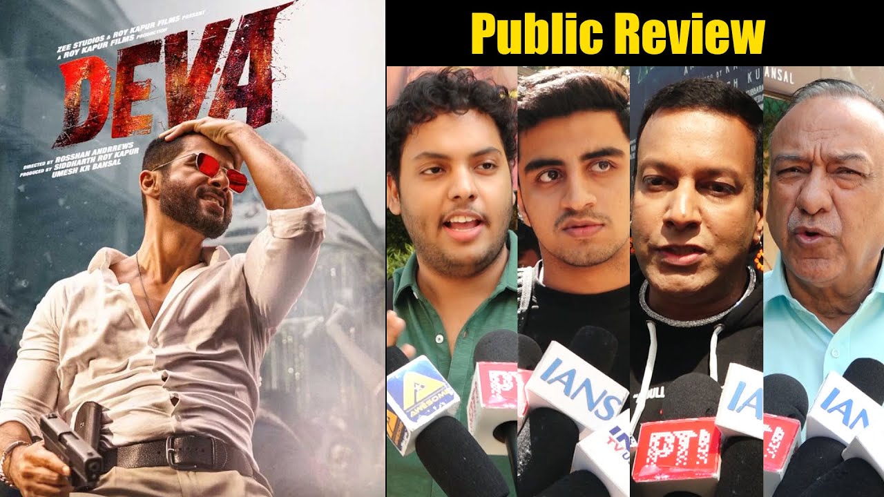 Deva Public Review | First Day First Show | Shahid Kapoor, Pooja Hegde