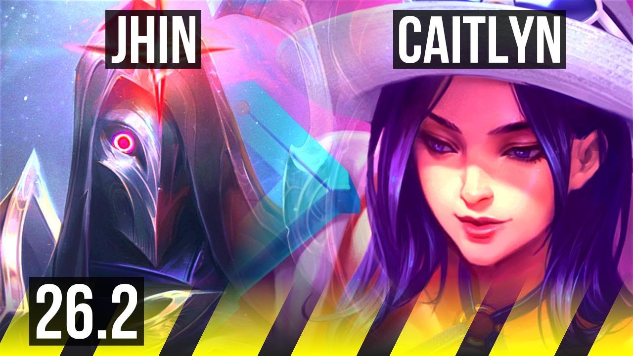 JHIN & Sona vs CAITLYN & Senna (ADC) | 60K damage | NA Master | 26.2