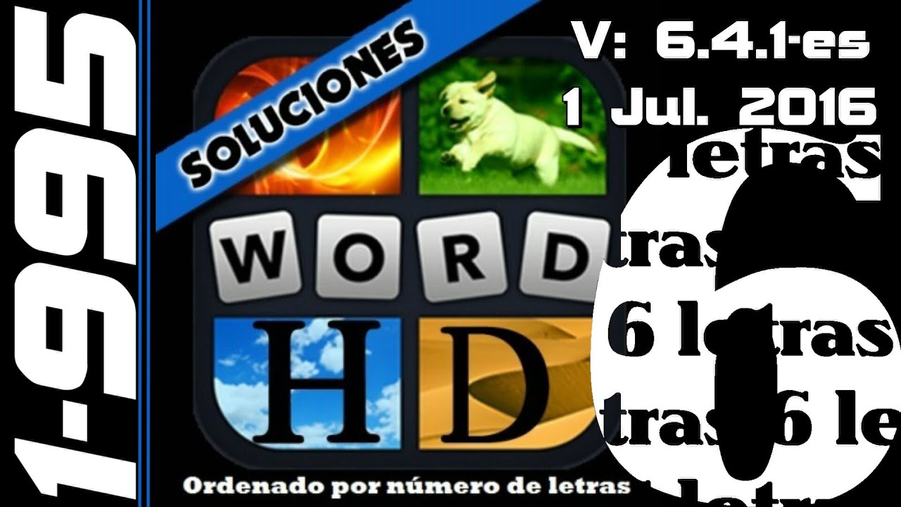 4 Fotos 1 Palabra | Todas las soluciones de 6 letras (1-995)