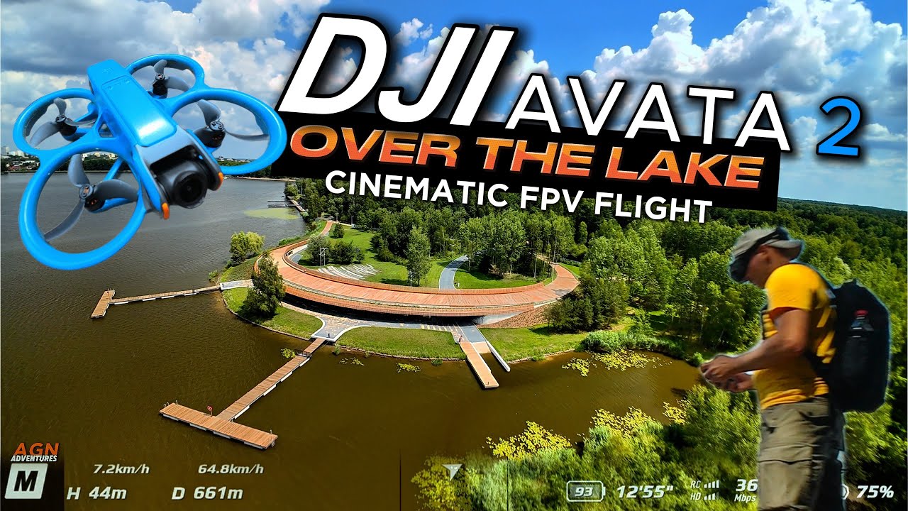 DJI Avata 2 Cinematic FPV | Stunning Flight Over Paprocany Lake (UltraWide + ND16)