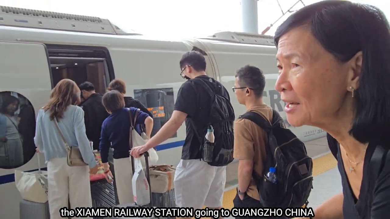 traveling 3.5 hrs. to the XIAMEN north railway station going to mercure guangzhou tianhe.