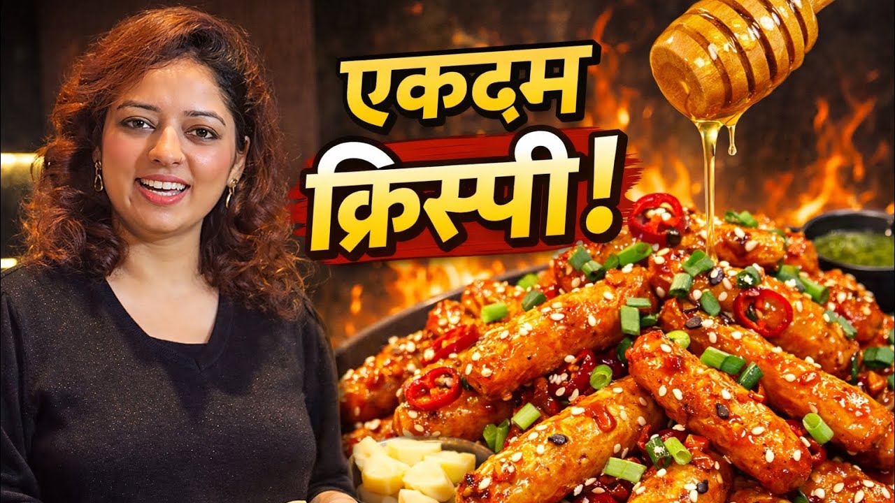 Perfect Honey Chilli Potatoes 😋banate hi khatam ho gyi😍❤️