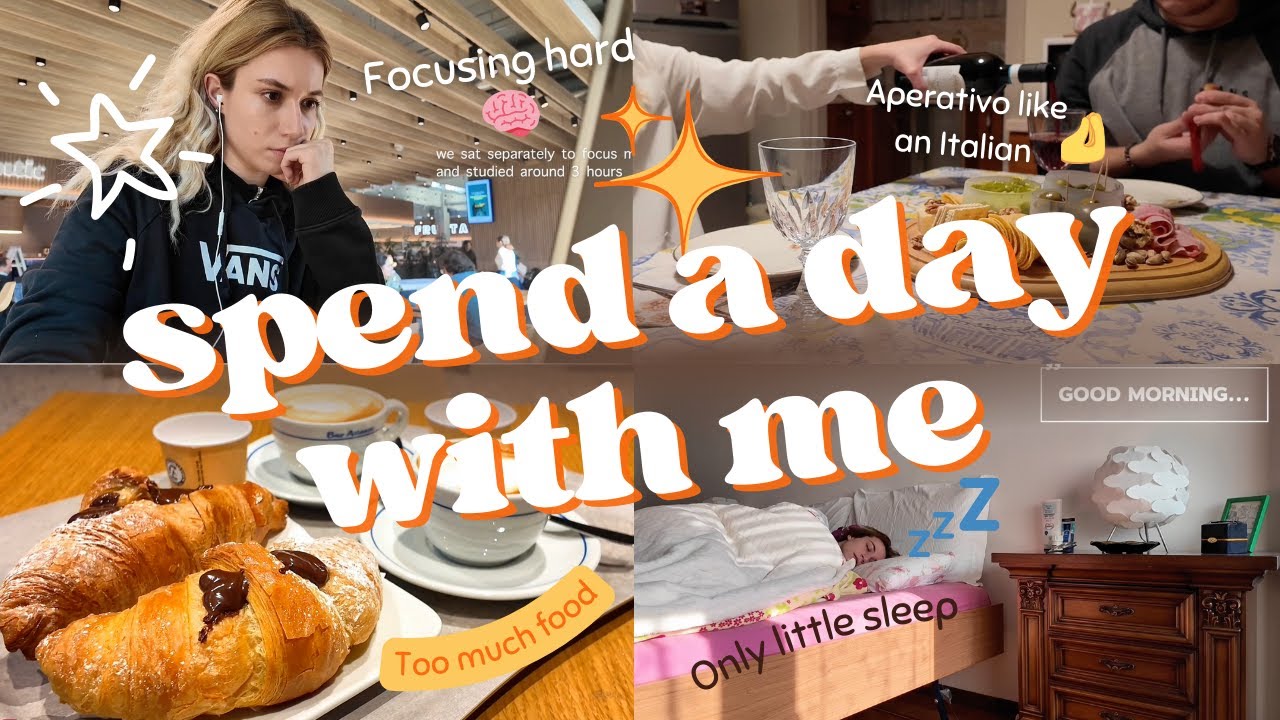 Spend a productive day with me (in an exam week) + aperativo