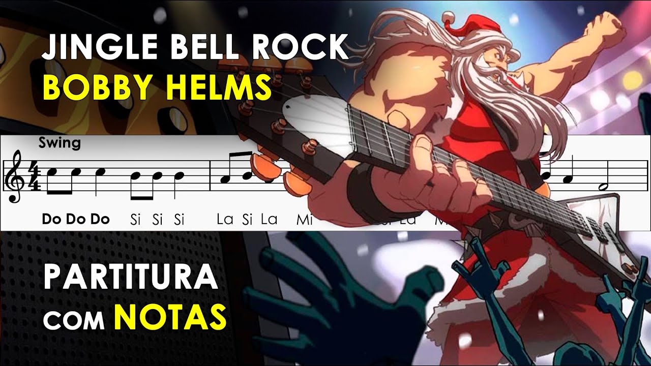 Jingle Bell Rock | Partitura com Notas para Flauta Doce, Violino | Bobby Helms
