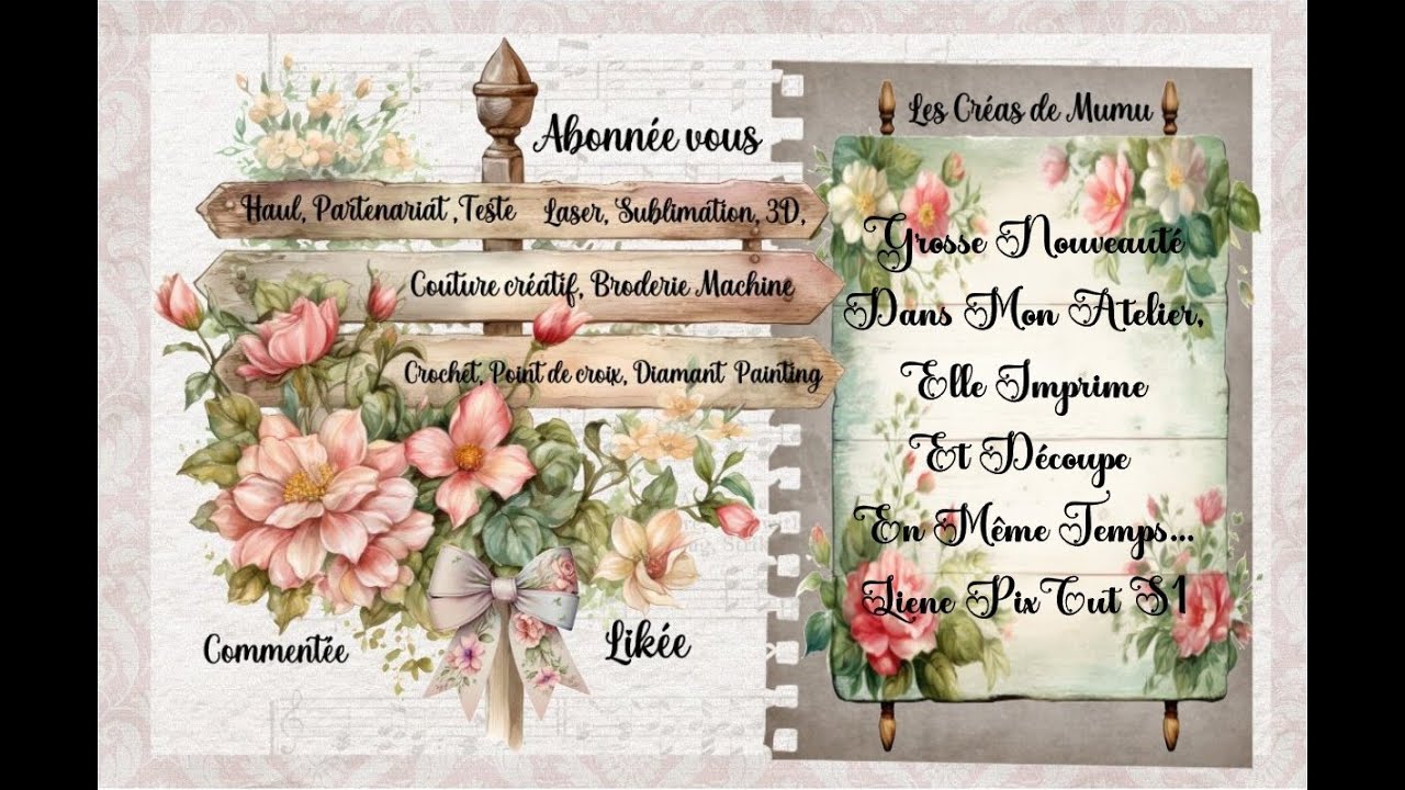 Liene PixCut S1 Photo et stikers #scrapbooking