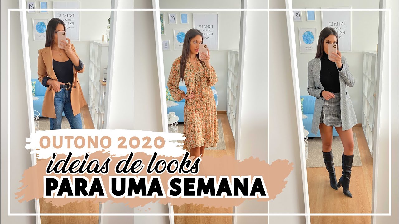 7 LOOKS - 1 SEMANA p/ o OUTONO (Zara, Bershka, Stradivarius) | Maria Palma