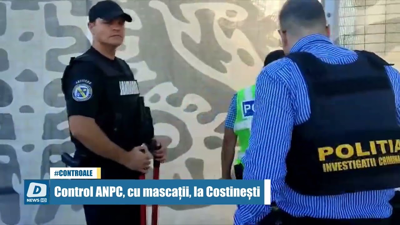 Control ANPC, cu mascații, la Costinești