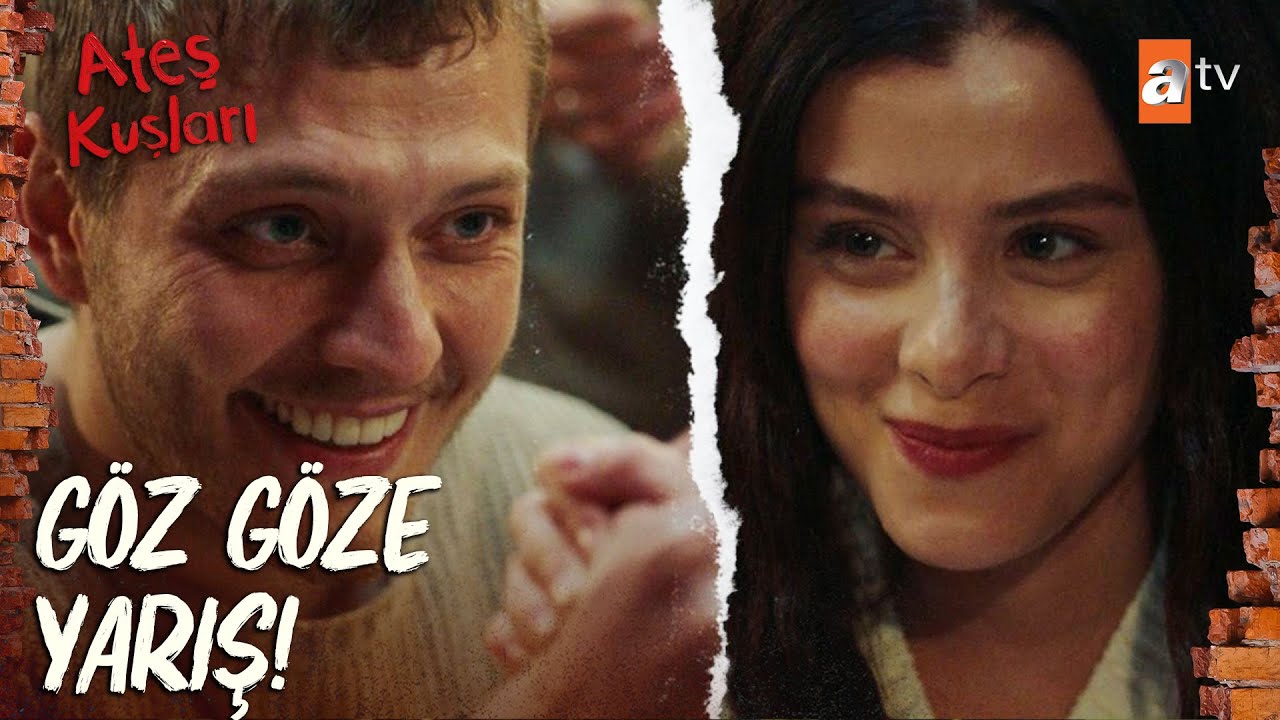 Dikkat bu bilek güreşi yüksek dozda aşk içerir!😍 - Ateş Kuşları 11. Bölüm