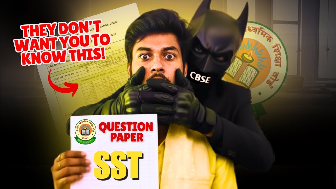 [Score 100 in SST] Class 10 Social Science New Question Paper Pattern Revealed! CBSE Boards 2026