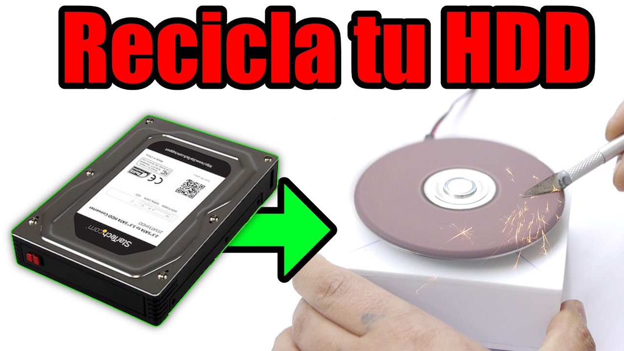 tu antiguo DISCO DURO como una base LIJADORA con discos intercambiables