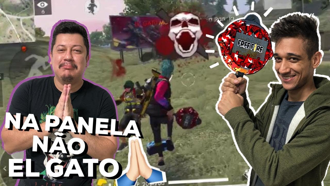 EL GATO ESTÁ JUDIANDO DOS PLATINA NA RANQUED! FREE FIRE