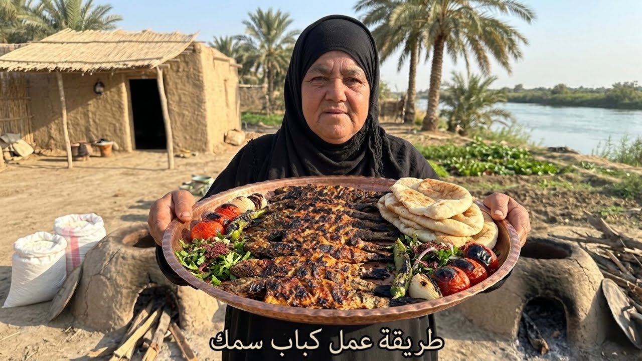 العراقيين ما تصير الهم جاره حتى السمك سووه كباب فاطمه تطبخ اطيب والذ كباب سمك عراقي