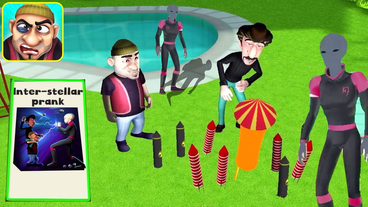 Scary Robber Home Clash - Winter Wonderland New Update New Levels Inter Stellar Prank