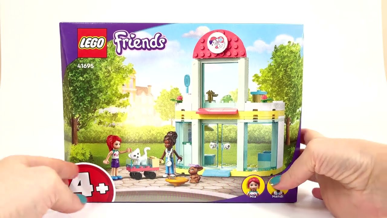 Lego Friends Pet Clinic Speed Build & Review (41695) #asmr