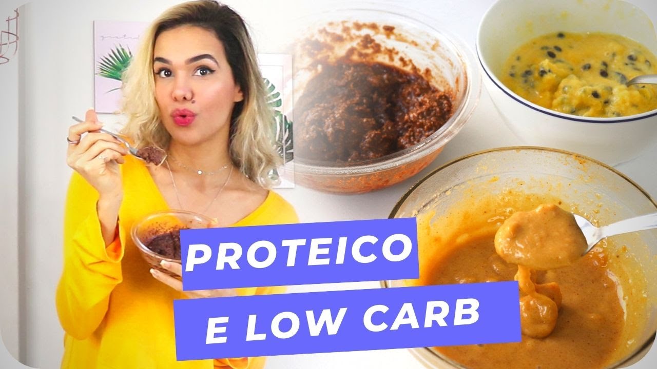 3 Receitas de Doce Proteico e Low Carb Para Comer a Noite  [Muito F&aacute;cil]