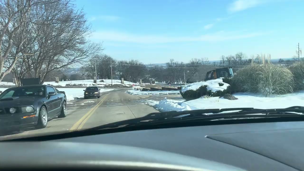 A moment of winter serenity - little drive after the Snow Day