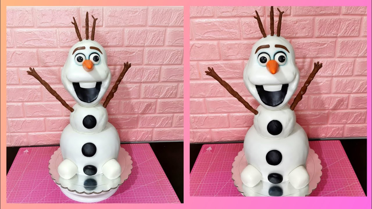 Olaf Cake | Gâteau Olaf | How to Make Olaf Cake #madebyMamiGlai