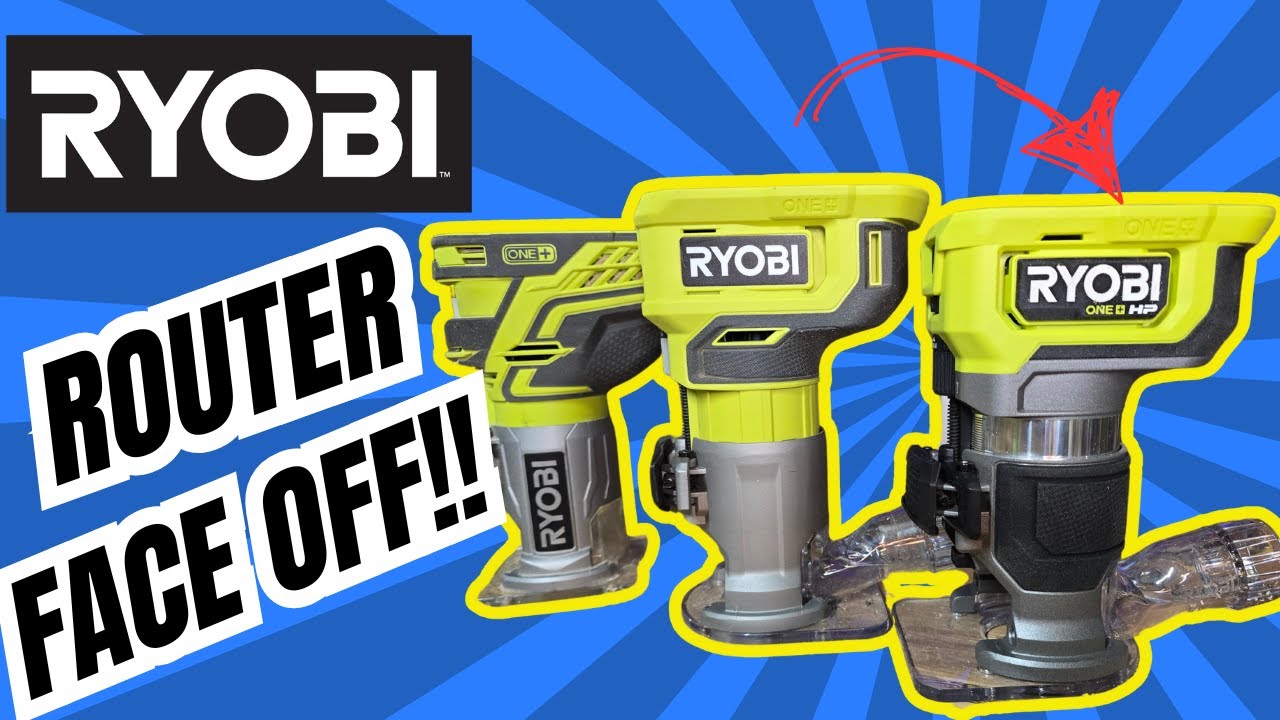 Ryobi Router Face-Off #diy #tools #homemade #homedepot #woodworking #hobby #power #wood #value #usa
