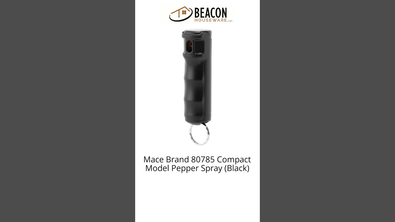 Mace Brand 80785 Compact Model Pepper Spray (Black)