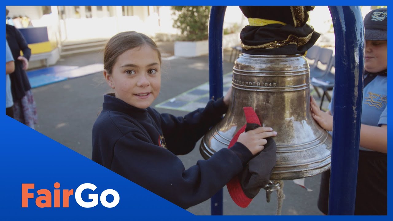 Antique gifted to Nelson school with stolen bell