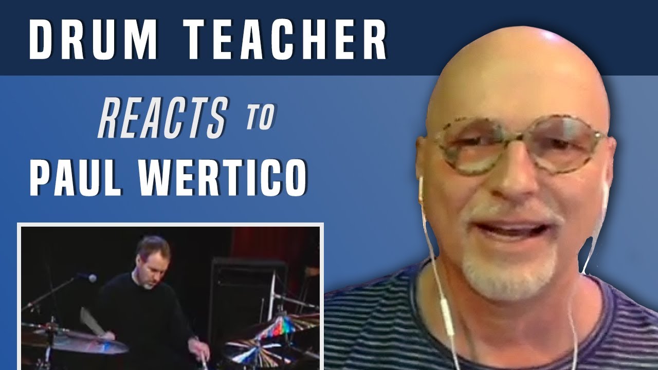 Drum Teacher Reacts to Paul Wertico - Drum Solo