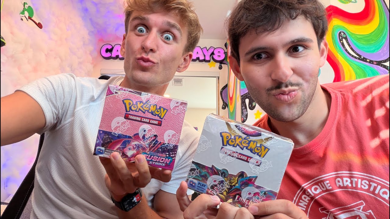 Opening RARE Pok&eacute;mon Cards With StinkyAsher 😍