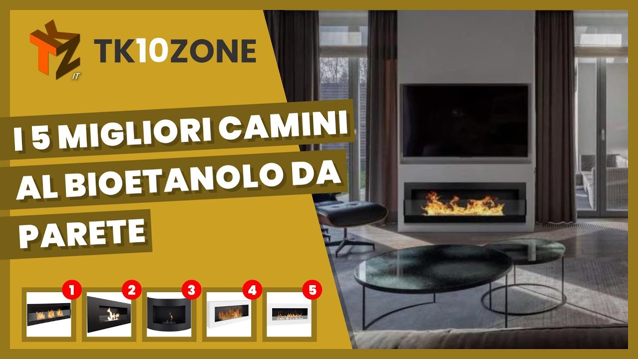 I 5 migliori camini al bioetanolo da parete