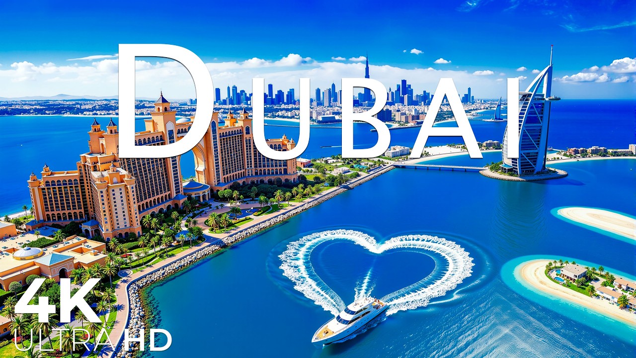 DUBAI CITYSCAPE WONDER 4K DRONE FOOTAGE | City of Dreams, Futuristic Skyline & Desert Meets Sea