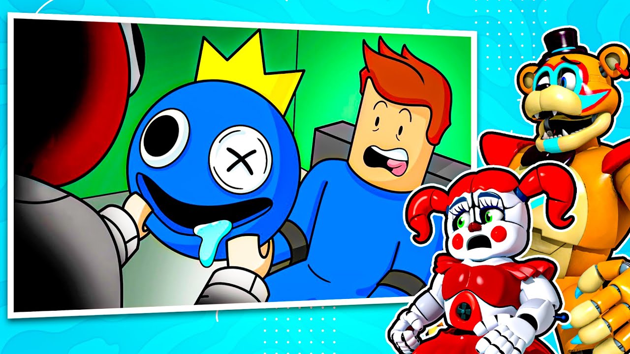ORIGIN of RAINBOW FRIENDS?! REACT with Circus Baby and Glamrock Freddy