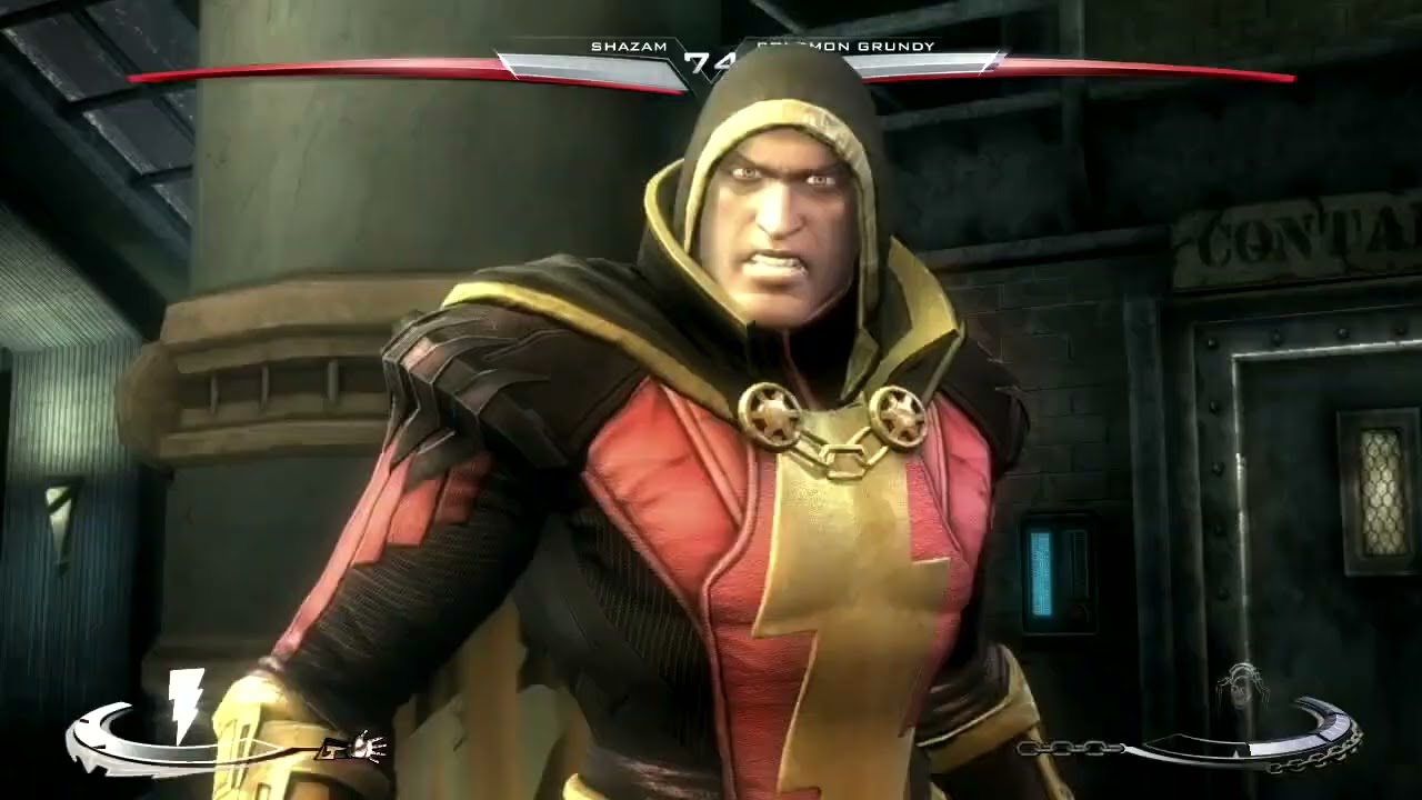 Injustice: Gods Among Us - Regime Shazam vs Boss Grundy