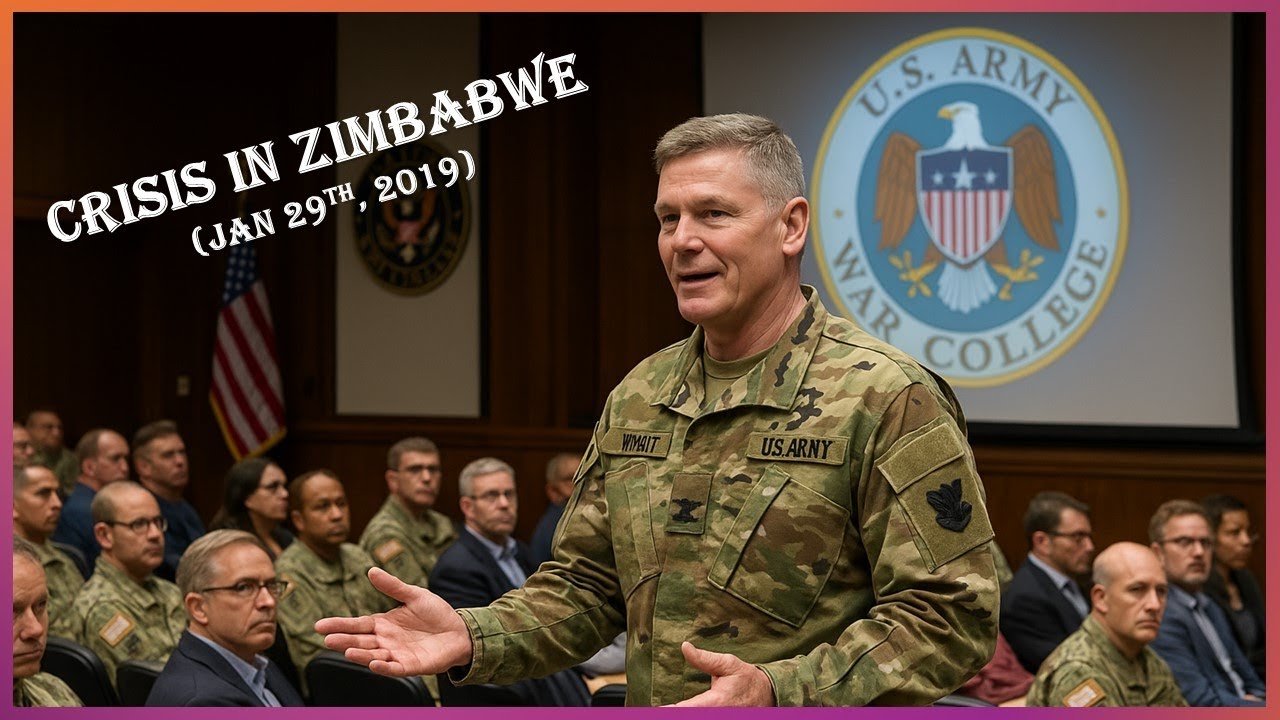 Crisis in Zimbabwe | US Army War College Regional Studies Lecture, Colonel Chris Wyatt (Jan 2019)