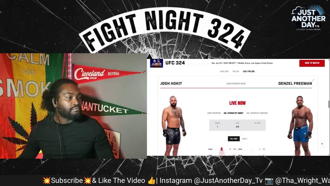 UFC 324 | Live Reactions | Discord | 322 Days Until Wedding | Click Link To Join