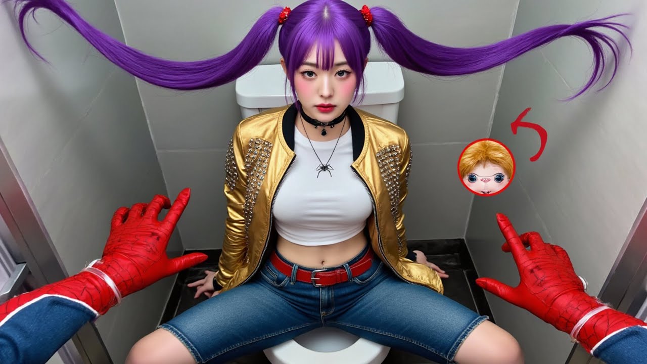 Человек-паук влюбляется в симпатичных девушек из банкомата и его преследует Девушка-паук | Челове...