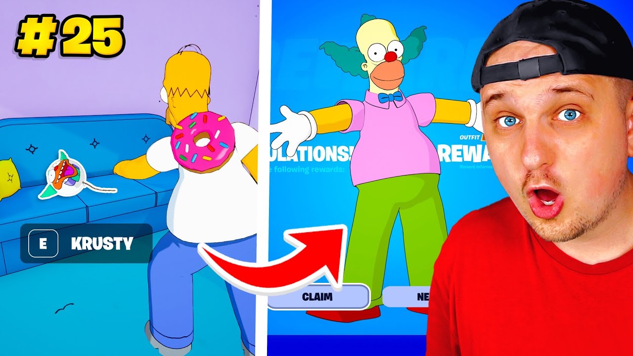 TESTUJE NAJBARDZIEJ CLICKBAITOWE TIKTOKI w FORTNITE SEZON SIMPSONS