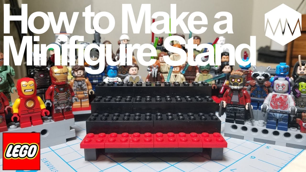 ▲ How to Build a LEGO Minifigure Stand