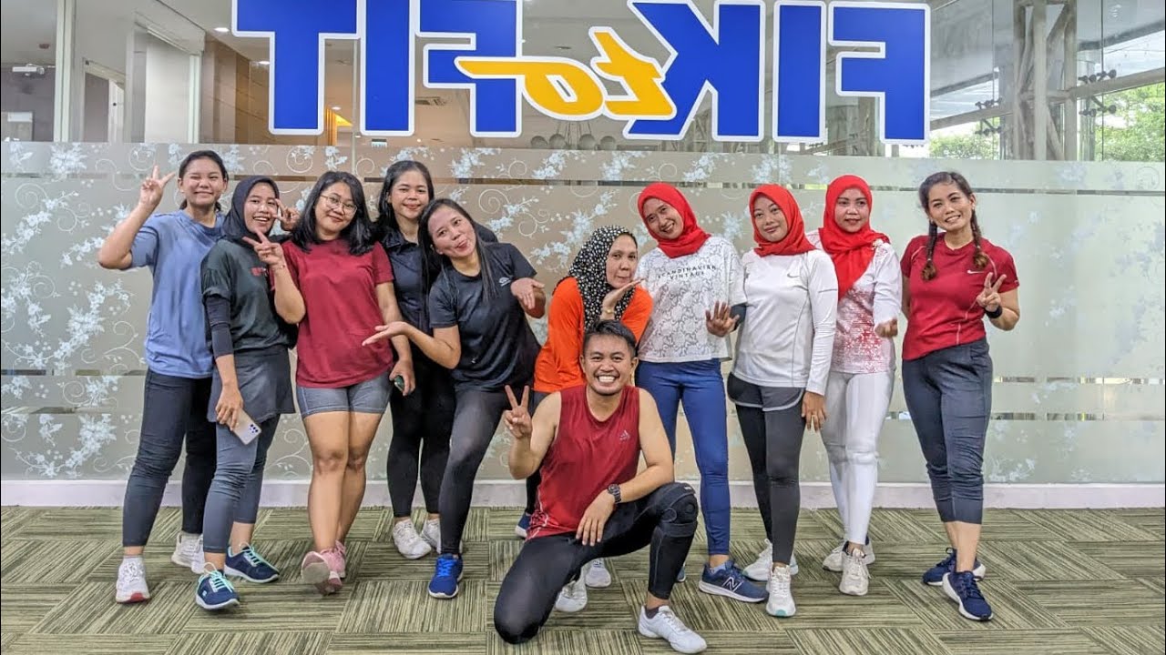 AEROBIK PEMULA || GERAKAN INTI 8X8 KANAN KIRI || FIK TO FIT UNNES SEMARANG