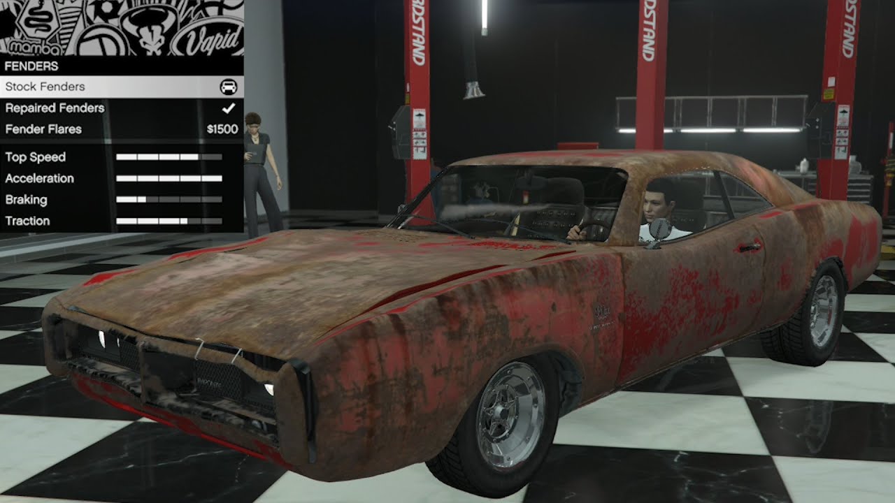 GTA 5 — DLC «Кастомизация транспорта» — Imponte Beater Dukes ('69 Charger) и обзор