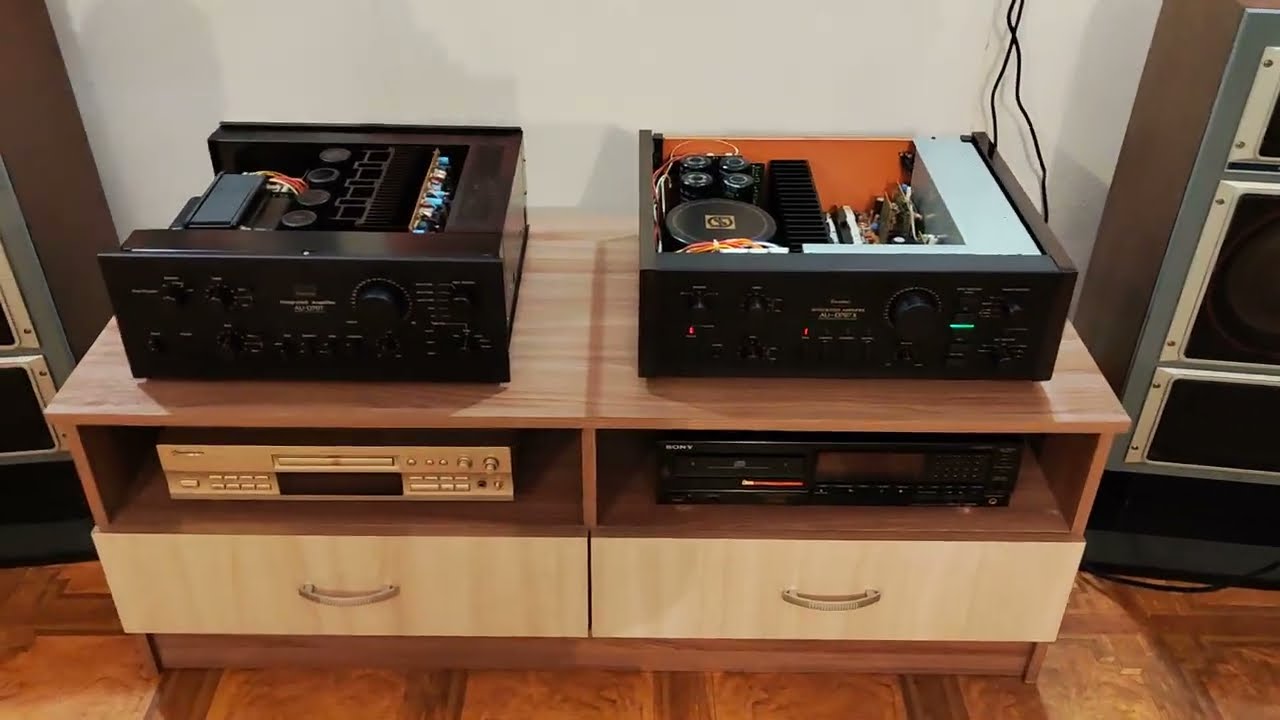 Усилители Sansui AU-D707 и AU-D707X и их внутрянка
