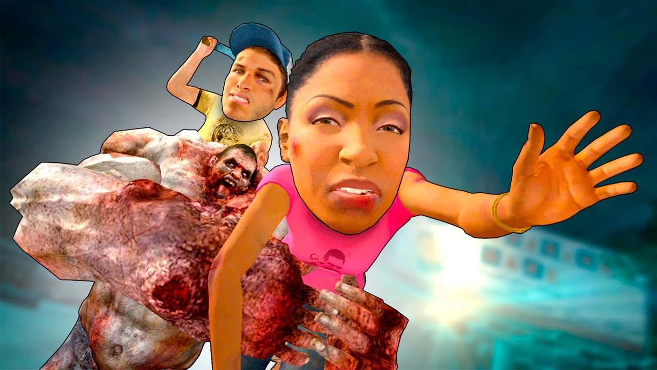 ЗОМБИ НА КАЖДОМ ШАГУ! ХВАТАЙ ОРУЖИЕ И БЕГИ КАК МОЖНО ДАЛЬШЕ! LEFT 4 DEAD 2
