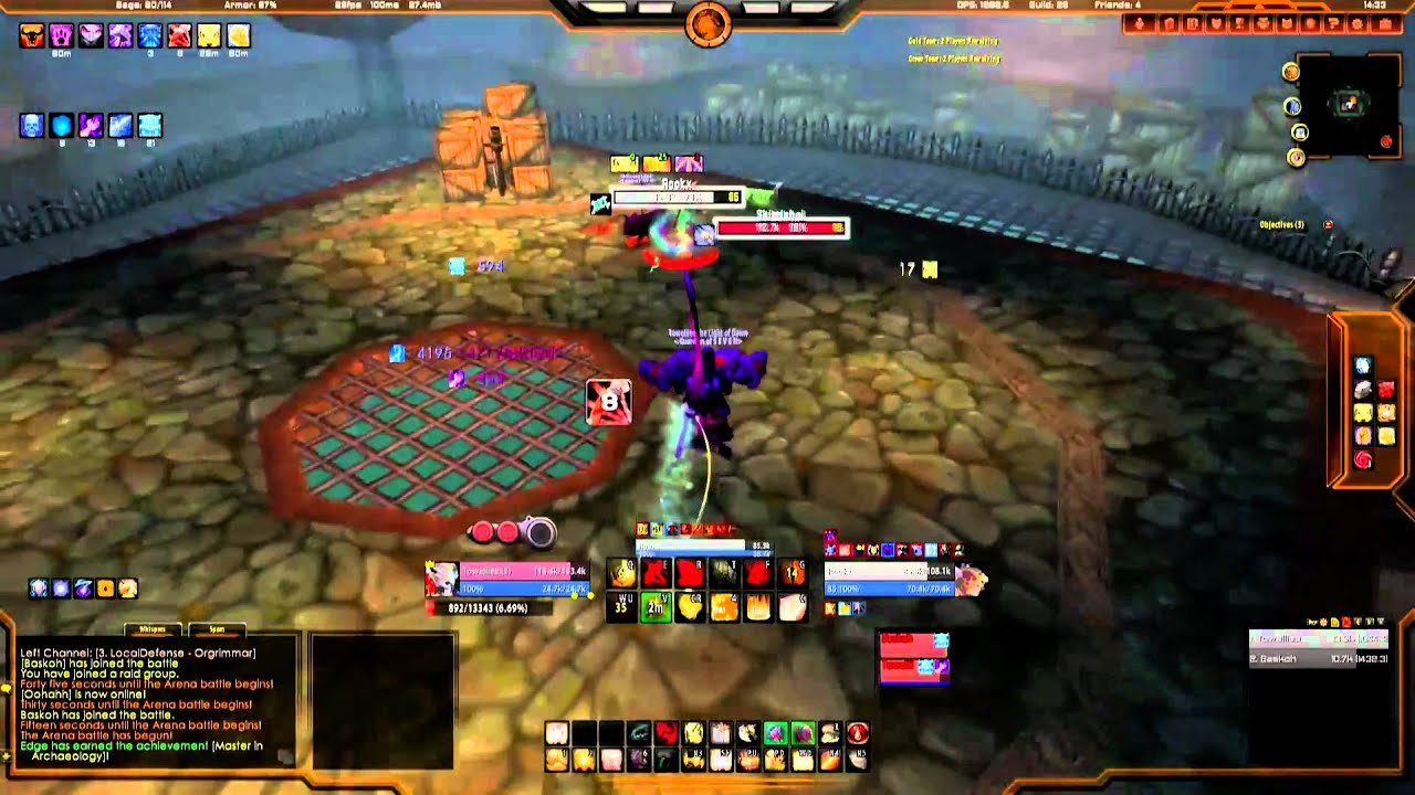 ▶ Cataclysm PvP - 2v2 Arena (Prot Paladin, Feral Druid) p2 - TGN.TV
