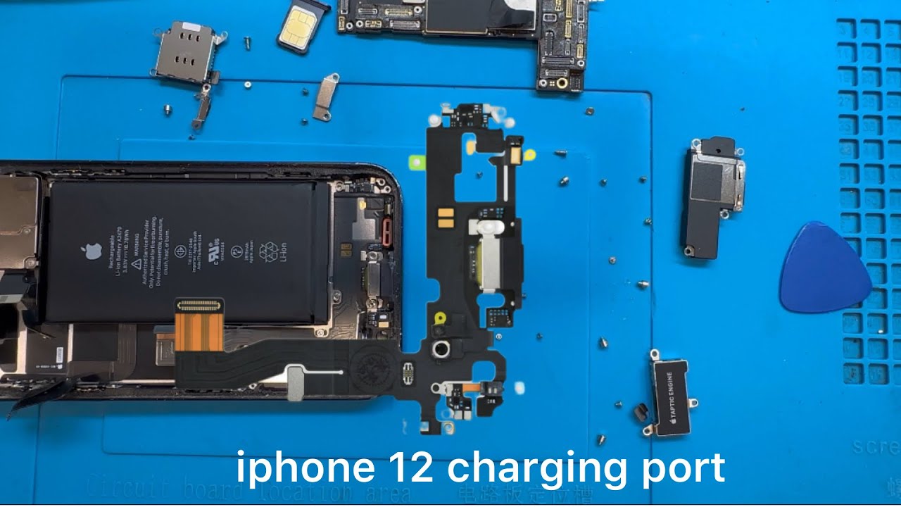 iPhone 12 not charging issue charging port replacement/ sostituzione i phone 12 carica dock
