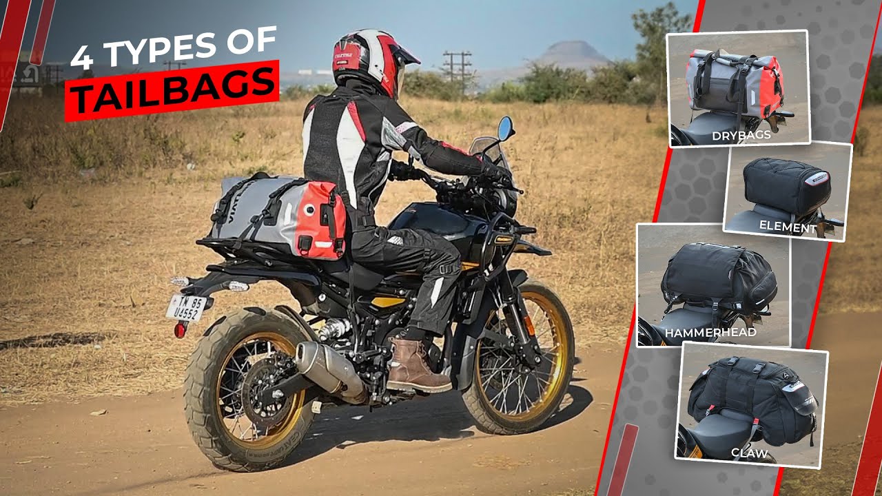 4 типа водонепроницаемых задних кофров для нового Royal Enfield Himalayan 450 | ViaTerra Gear