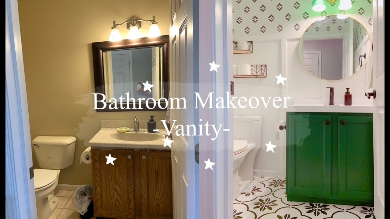 拆旧换新洗手池-爆改老旧厕所(1)|  Replace Bathroom Vanity | DIY BATHROOM REMODEL   |徒手换台面、水龙头、柜体刷新 #装修 #卫生间改造