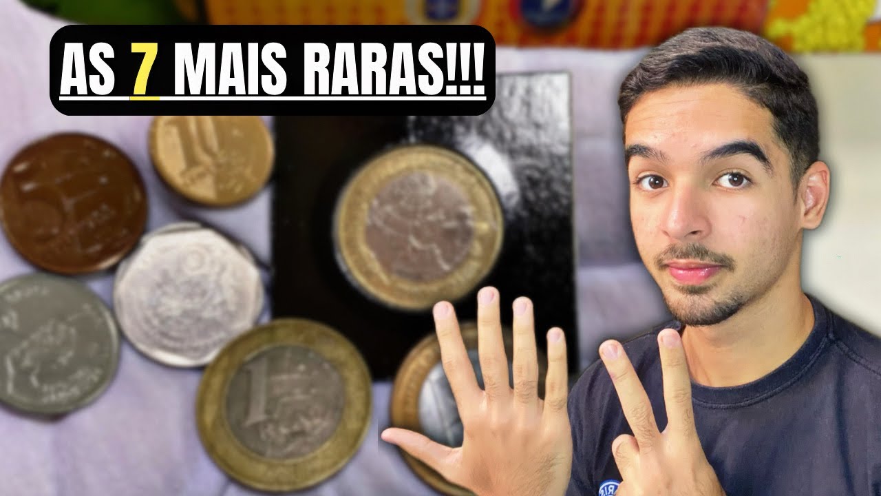 AS 7 MOEDAS MAIS RARAS E VALIOSAS DO PLANO REAL EM 2025 - MESMO SEM DEFEITO!!!