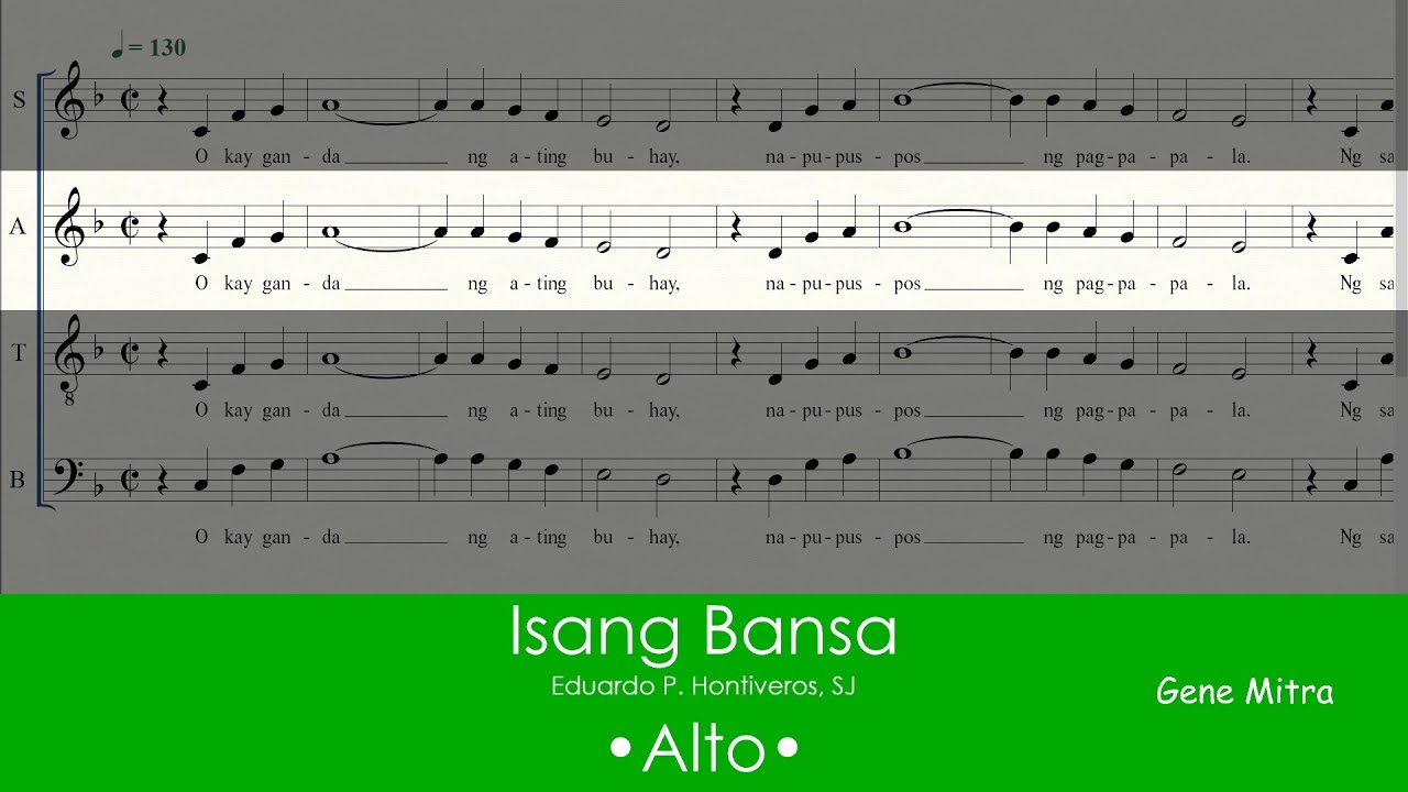 Isang Bansa &bull; Alto Guide