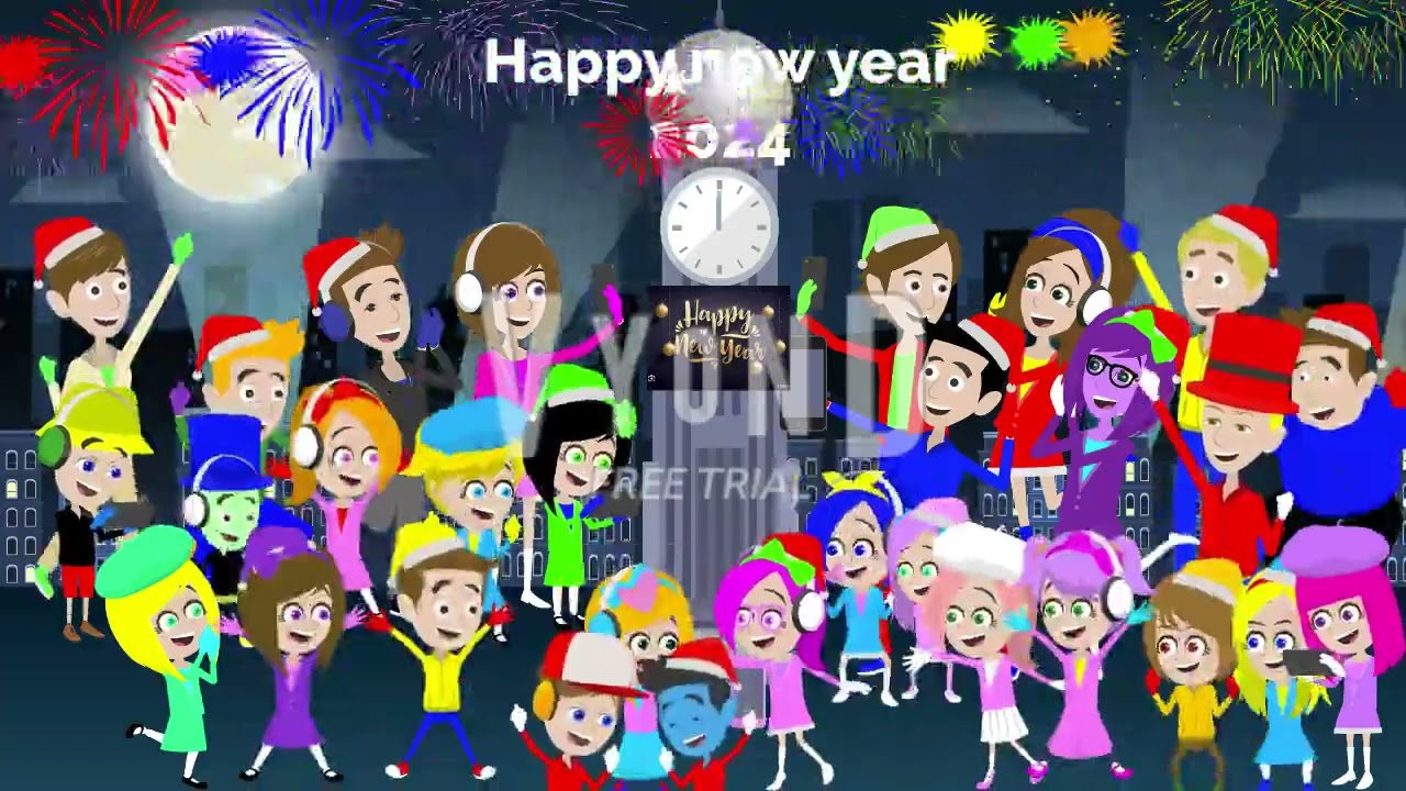 The new year countdown of 2024 (My last video of 2023)