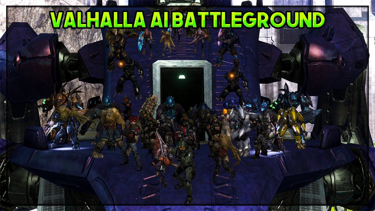 Halo MCC Mod Showcase // Create Huge Ground and Air AI Battles with this Halo 3 Mod!