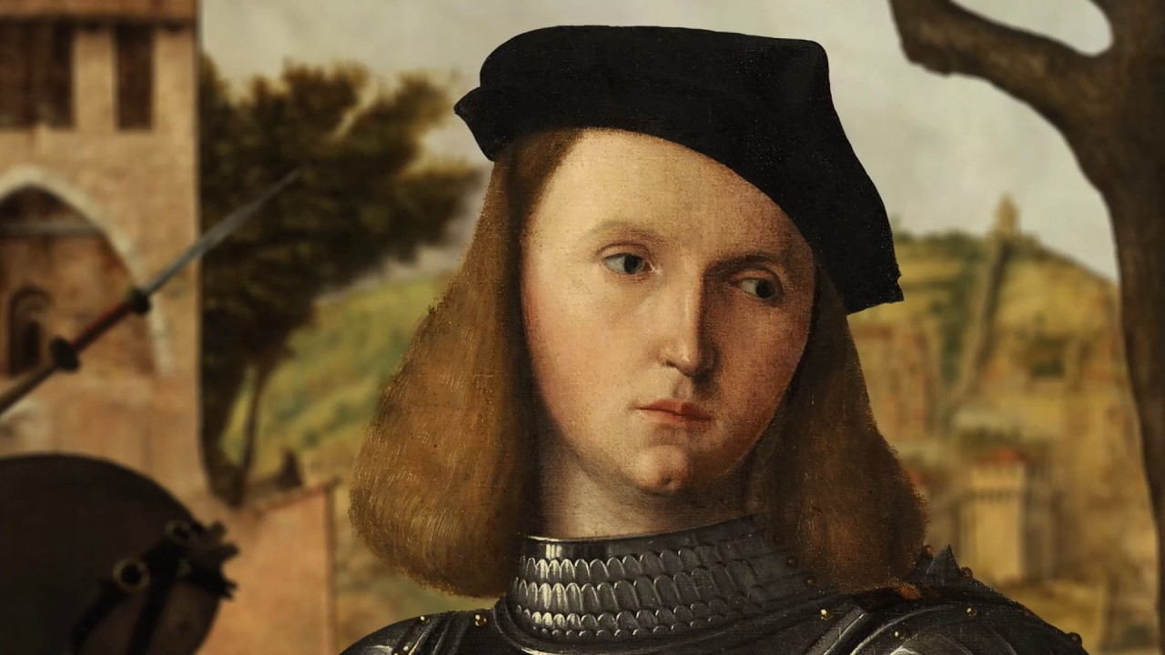“Joven caballero en un paisaje” de Vittore Carpaccio | La luz de la pintura